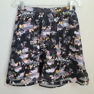 Xhilaration Milticolor Floral Spring Skirt S